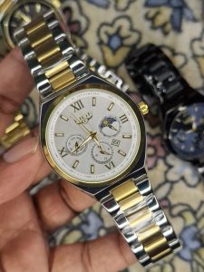 LIGE Fashion Quartz Watch for Men Color : T/ Silver