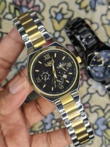 LIGE Fashion Quartz Watch for Men Color : T/ Black