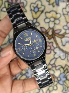LIGE Fashion Quartz Watch for Men Color : Black / Blue