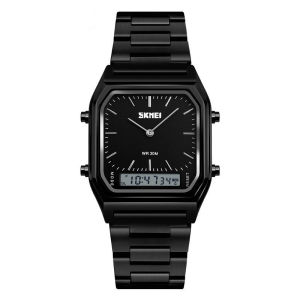 Skmei 1220 Dual Display Digital Watch – Black