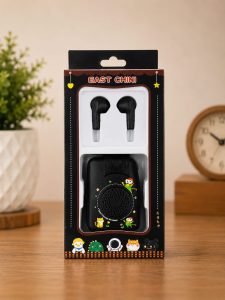GM500 নামে একটি 2-in-1 Bluetooth Earbuds + Bluetooth Speaker Black