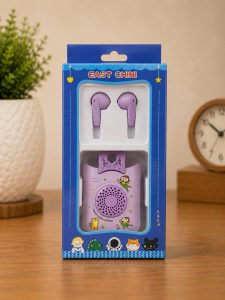GM500 নামে একটি 2-in-1 Bluetooth Earbuds + Bluetooth Speaker Lavender Purple